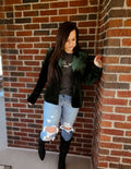 The Sadie Blazer in Emerald Green