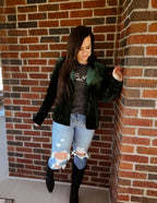 The Sadie Blazer in Emerald Green