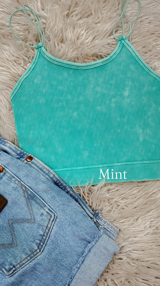 Seamless Tank In Mint