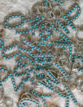 Turquoise Inital Key chain