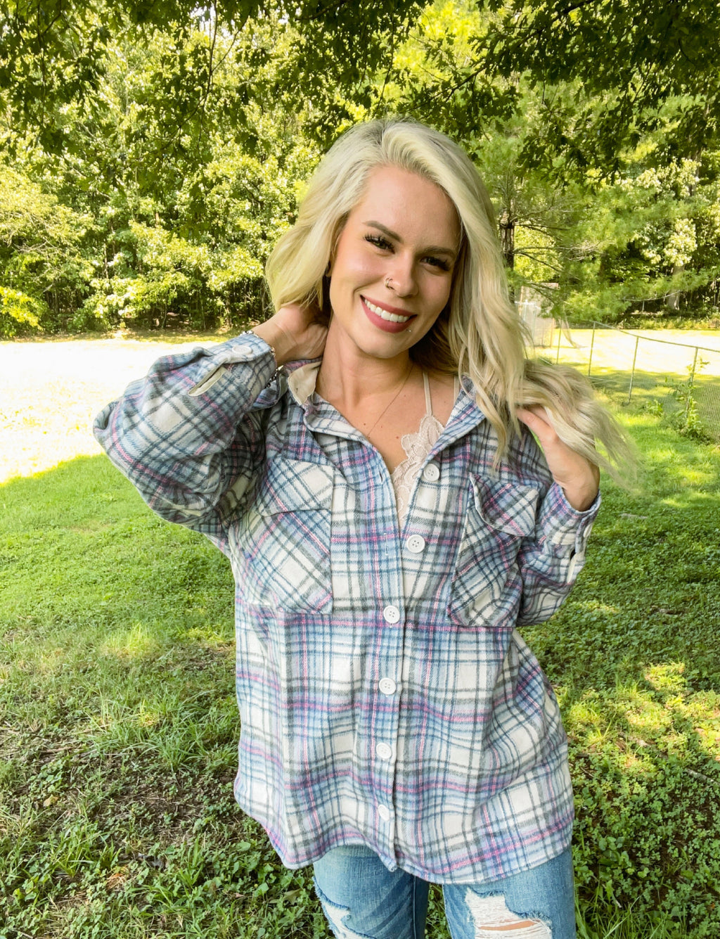 Sunset Sky Flannel