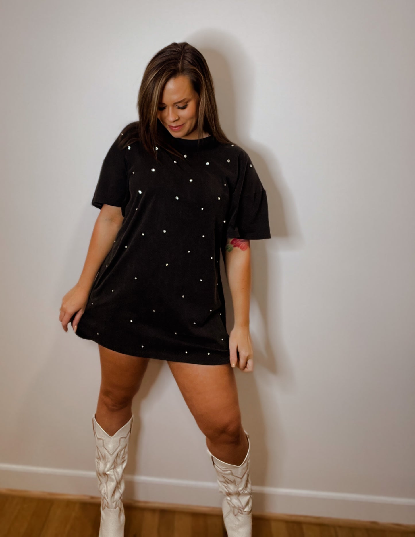 Wild and Free Tee Shirt Dress