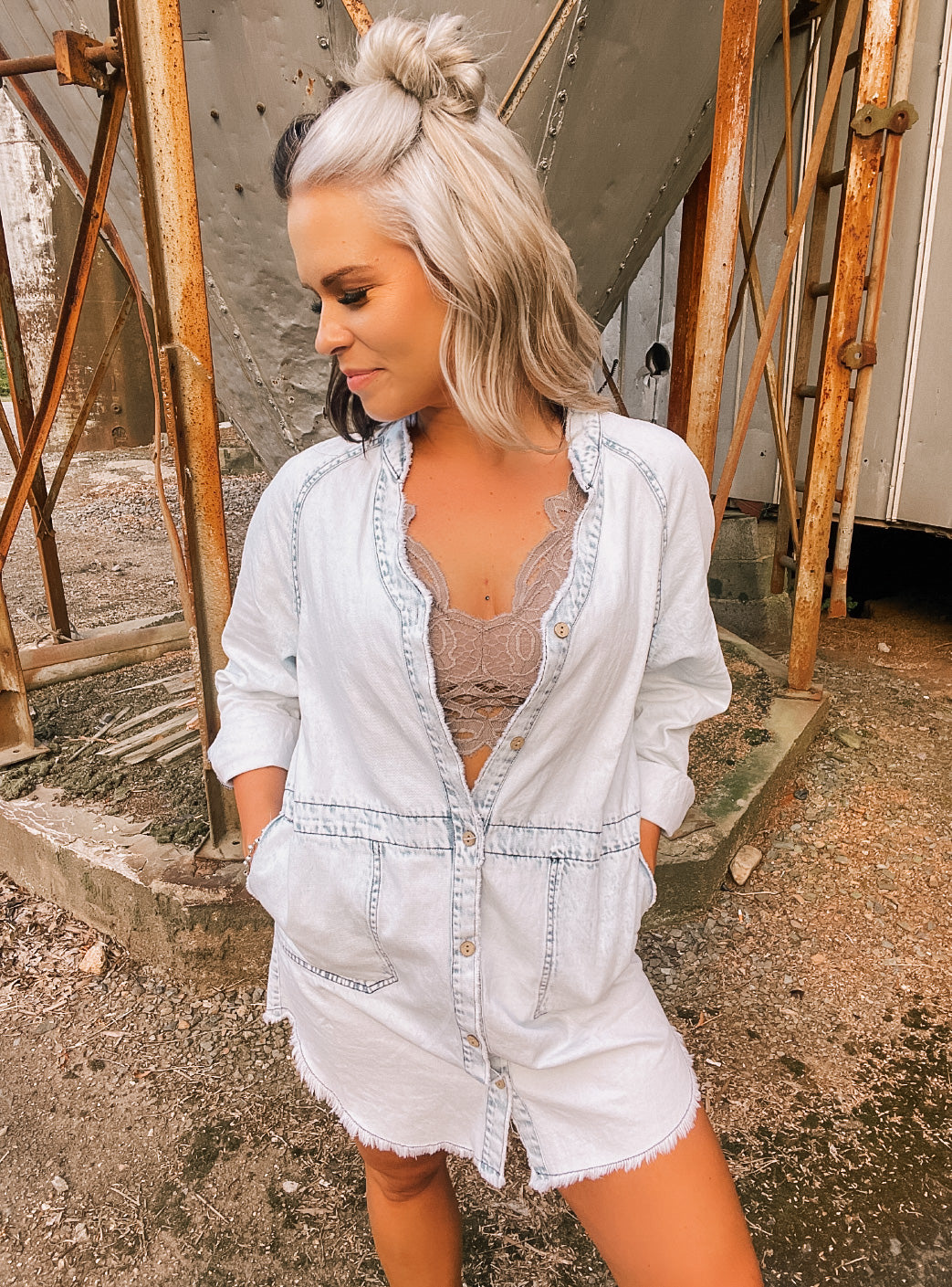 Baby Blues Denim Tunic