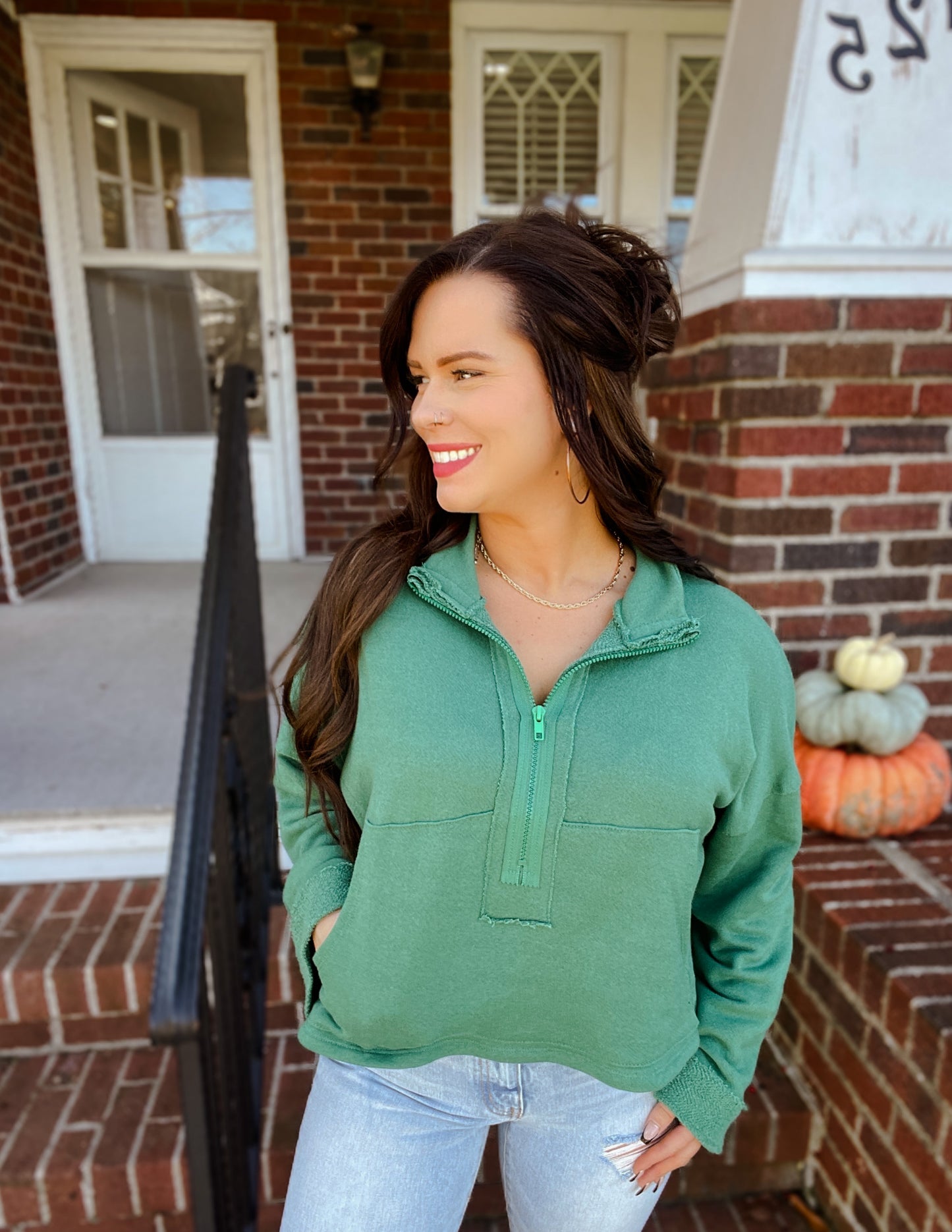 Hunter Crop Pullover