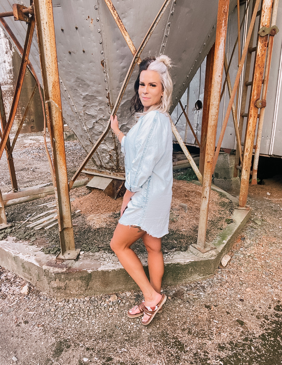 Baby Blues Denim Tunic