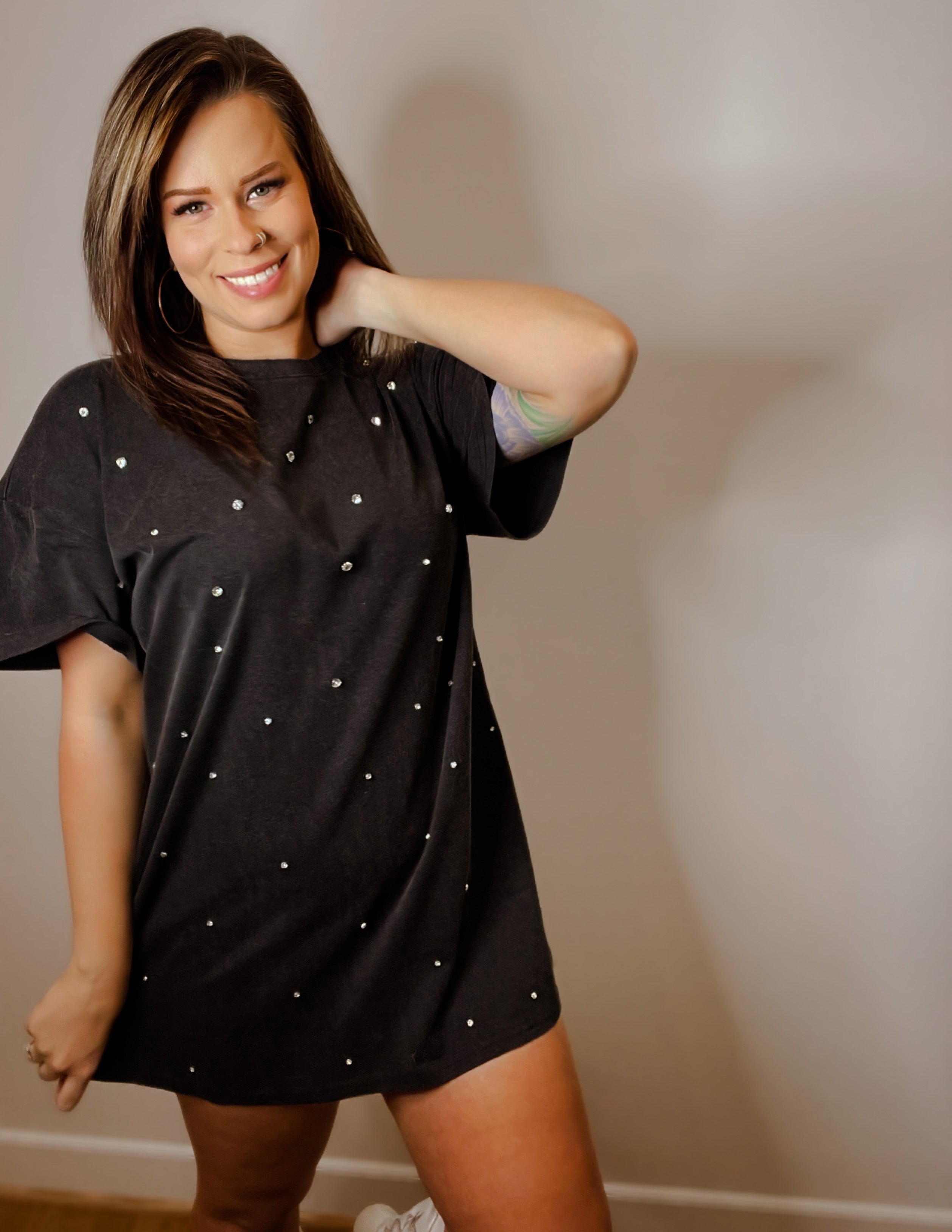 Wild and Free Tee Shirt Dress