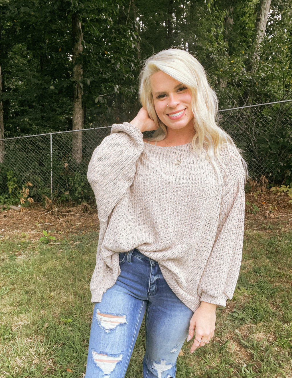 Cant Keep Up Sweater